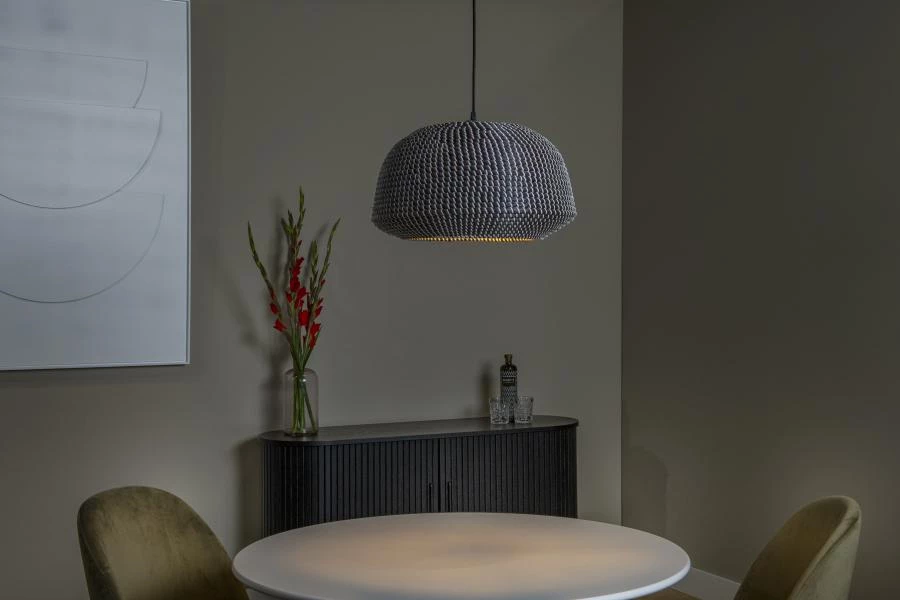 Lucide Premium MADUKA - Hanglamp - 1xE27 - Zwart - sfeer 1